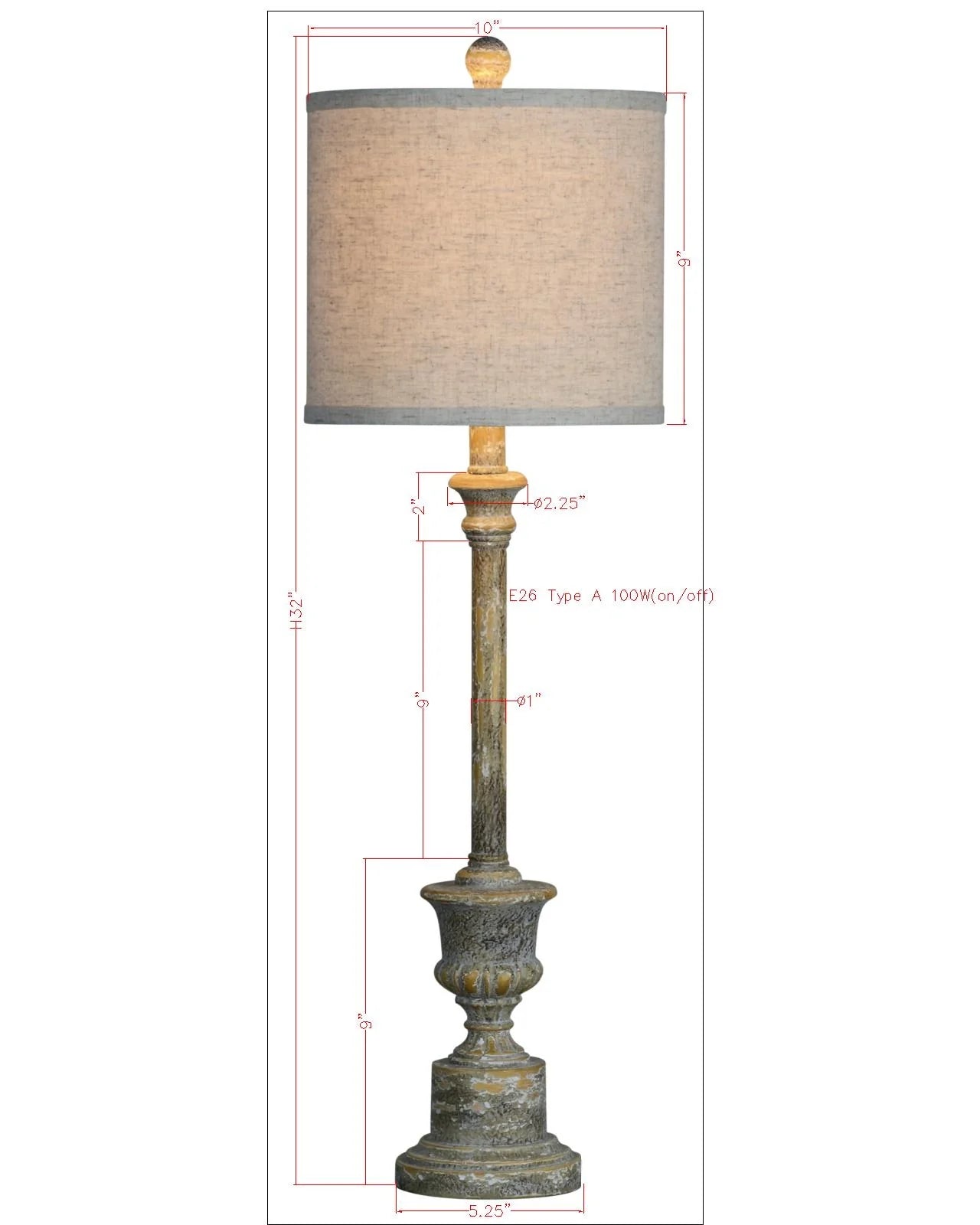 70916 Kitty Buffet Lamp