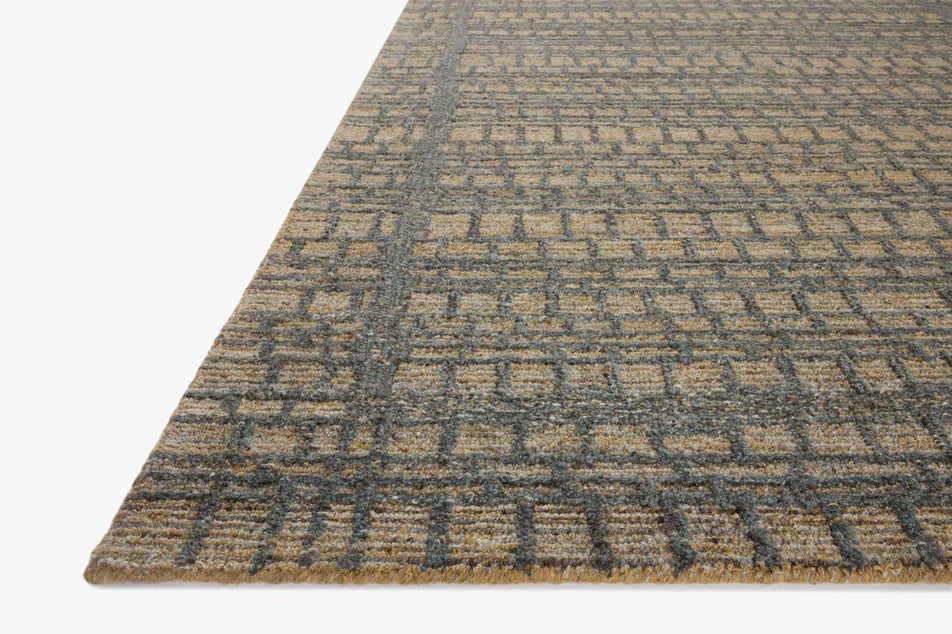 2x4 ELA-05 Wheat/Charcoal Rug
