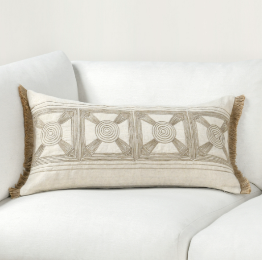 V300008 14x26 Baia Natural Pillow