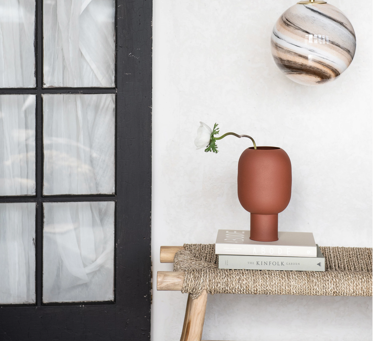 IC213 Textured Metal Vase