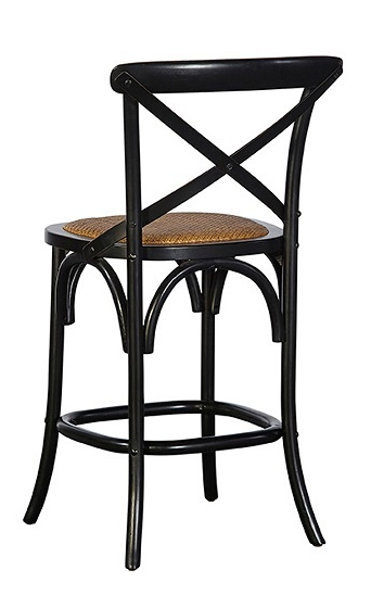 70026BB Black Bentwood Counter Stool