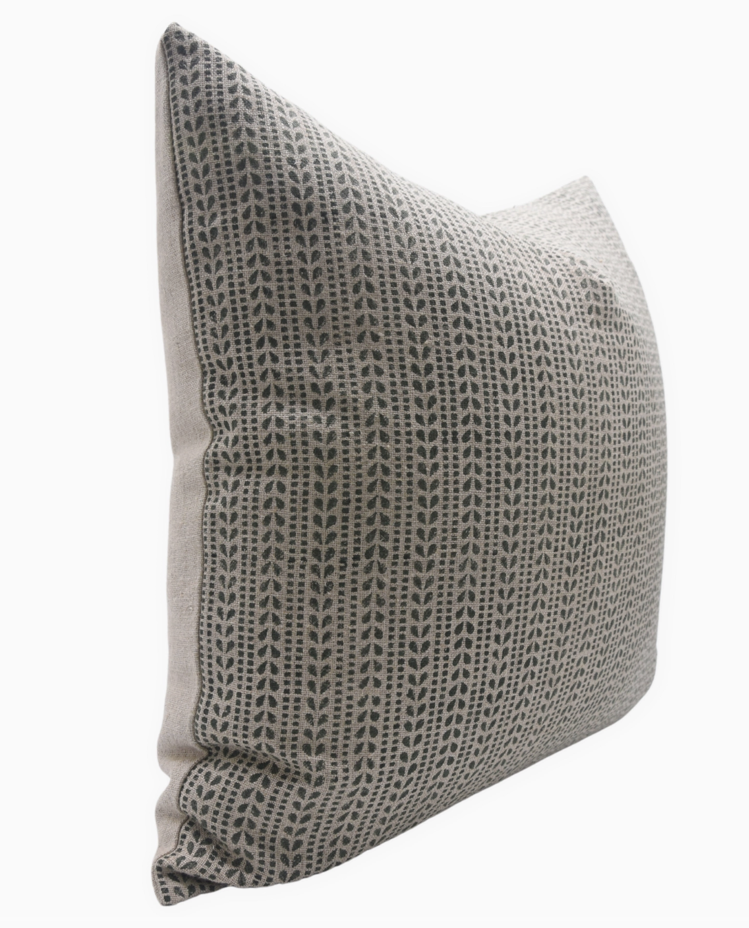RTNB-GR-TL-14x20 Ratanbel Pure Linen Pillow, 14x20