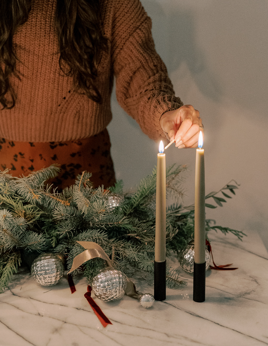 10" Bayberry Dipped Candles
