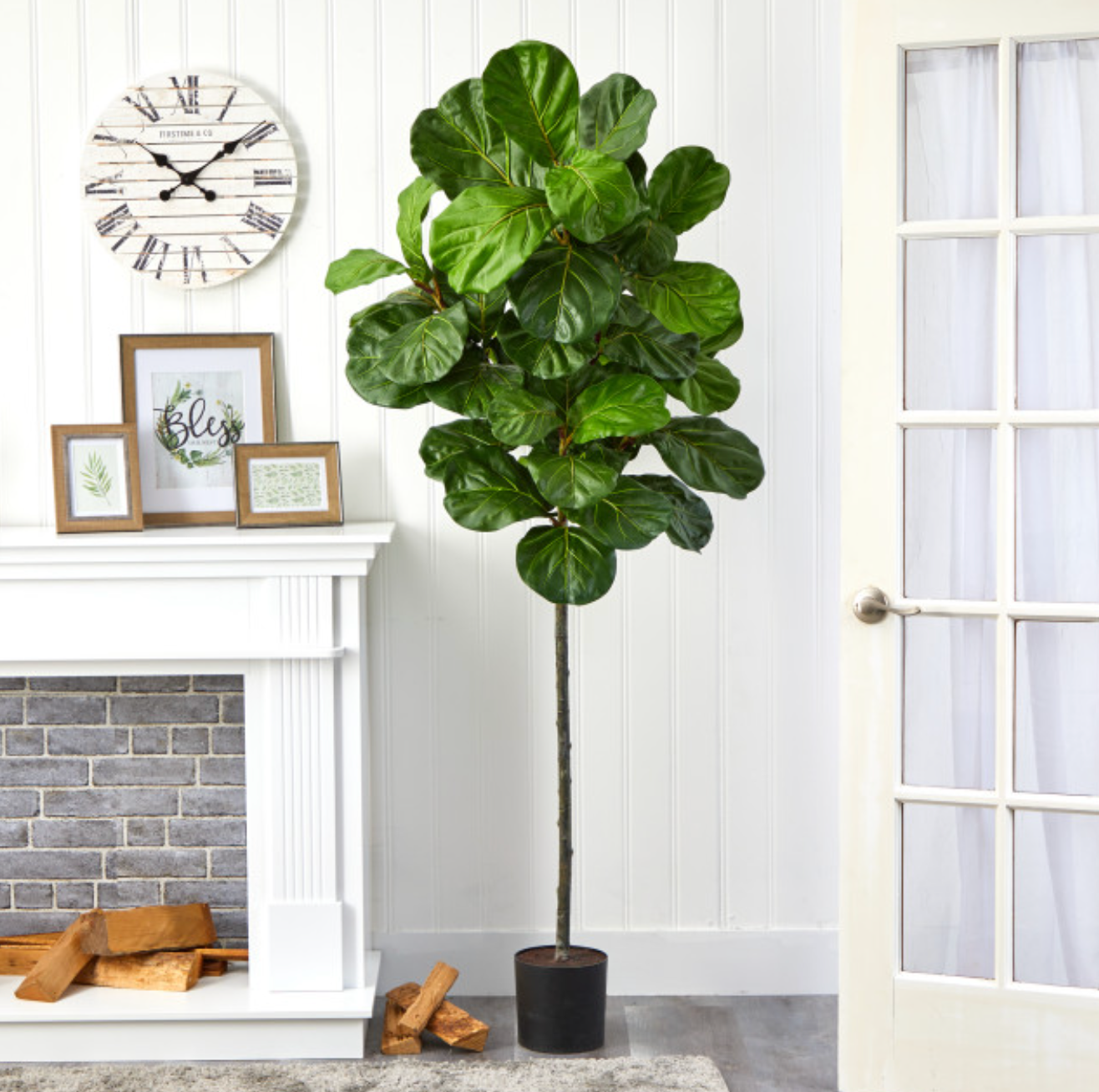 T1402 6.6" Fiddle fig Artificial Tree
