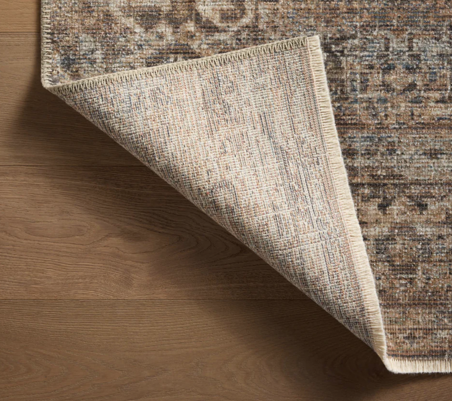 2x3 HER-07 Mocha/Denim Rug