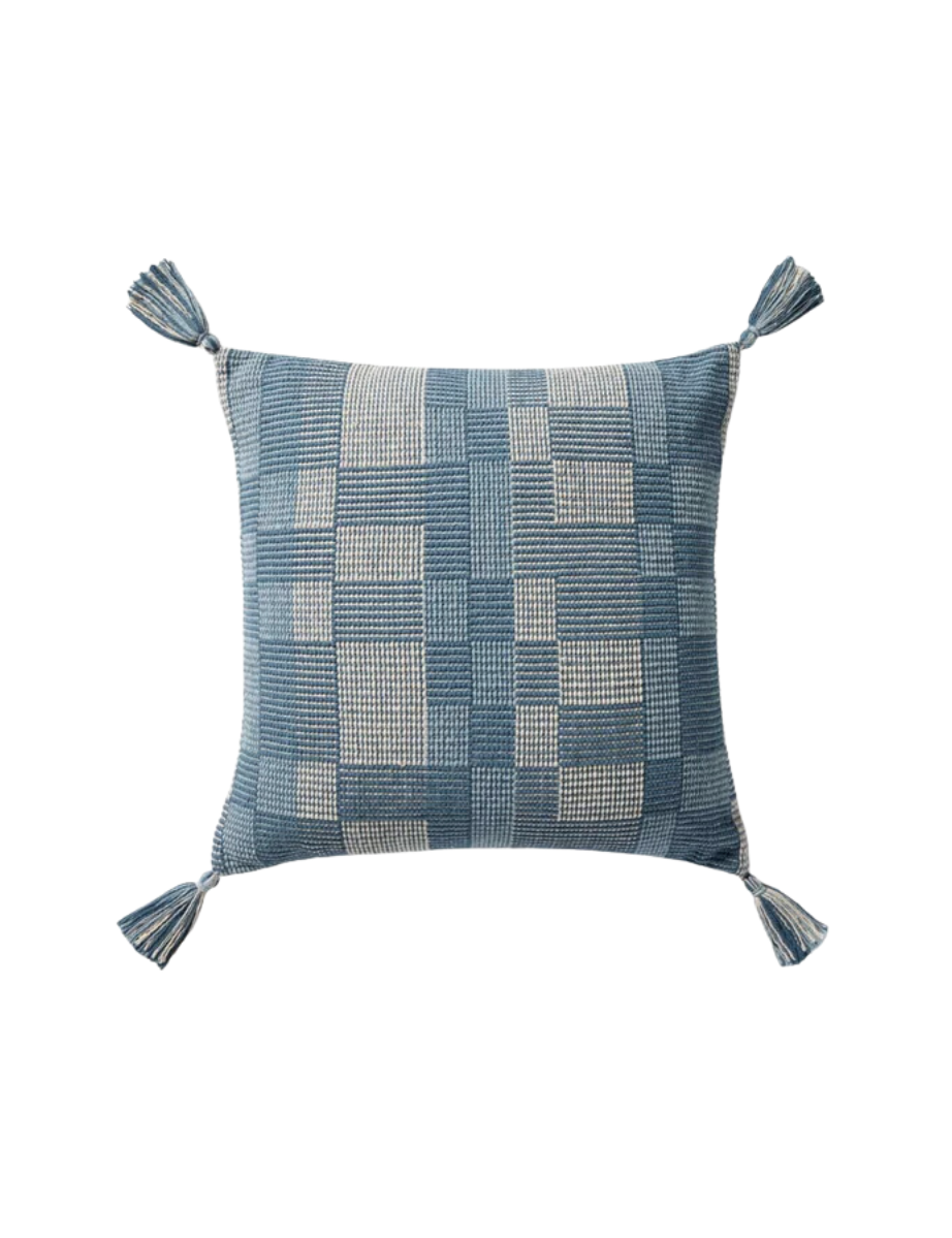 20x20 PLL0174 Blue Pillow