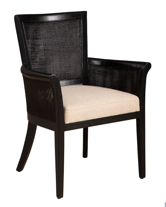 20-531 Black Gimble Arm Chair