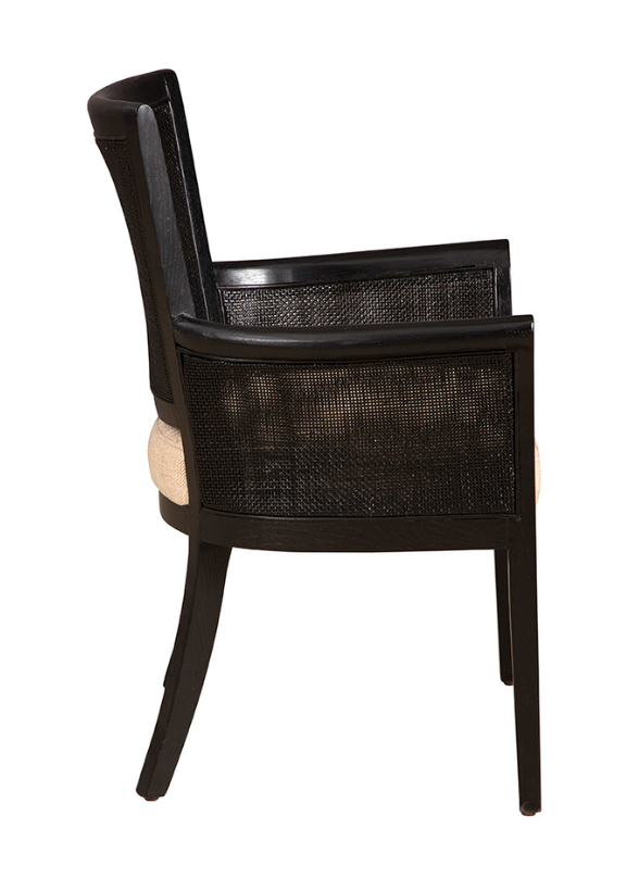 20-531 Black Gimble Arm Chair