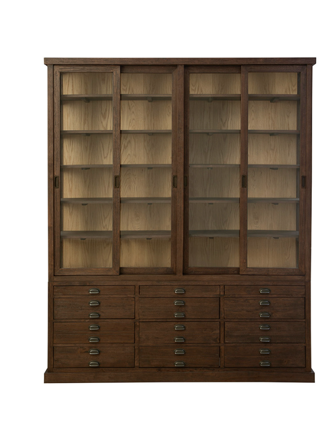 20-575 Brown Balmoral Display Cabinet
