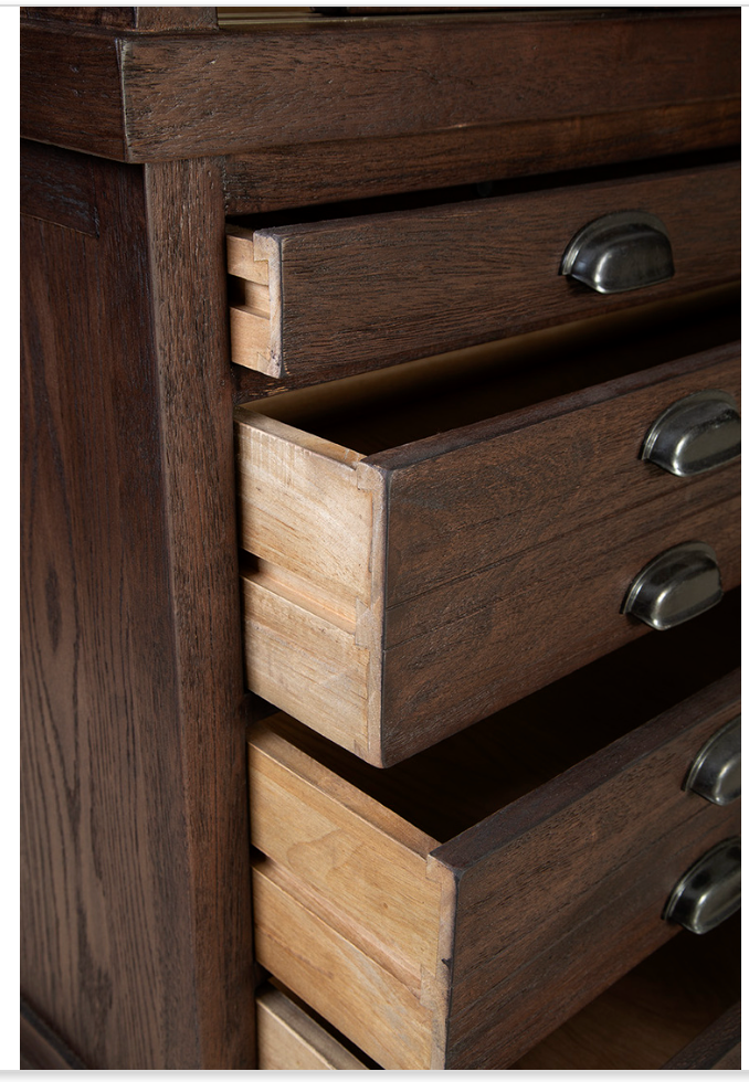 20-576 Brown Single Balmoral Cabinet