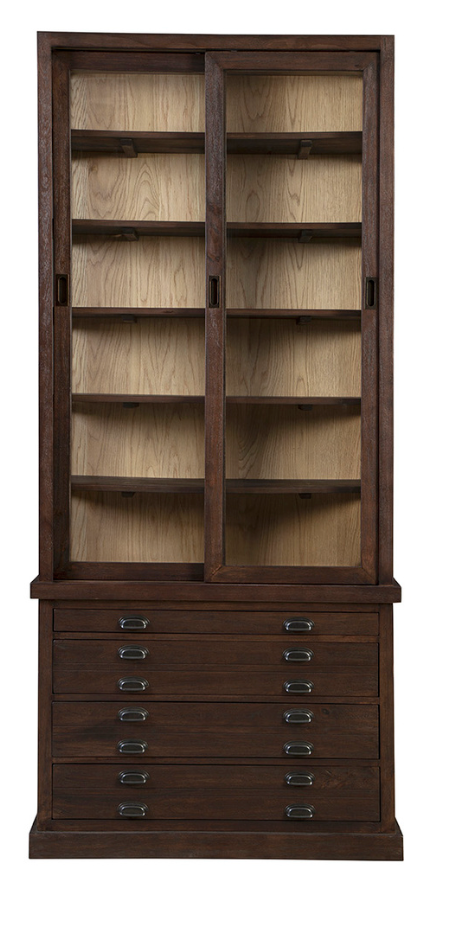 20-576 Brown Single Balmoral Cabinet