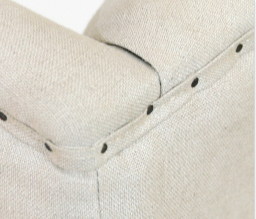 20-352 Grand Linen Wingback Chair