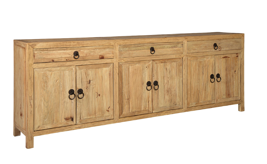 20-046 Large Old Elm Sideboard