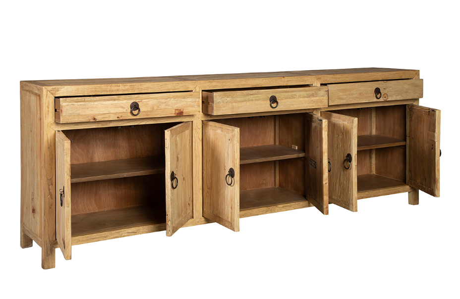 20-046 Large Old Elm Sideboard