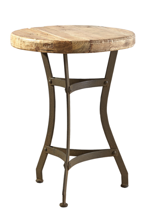 72161WA Reclaimed Tripod Table