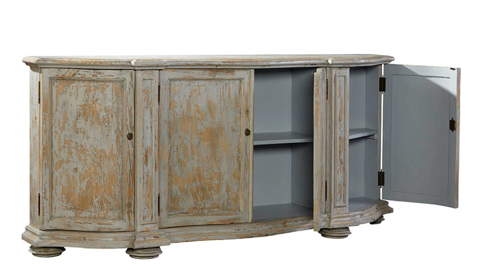20-130WB Washed Blue Briquette Sideboard