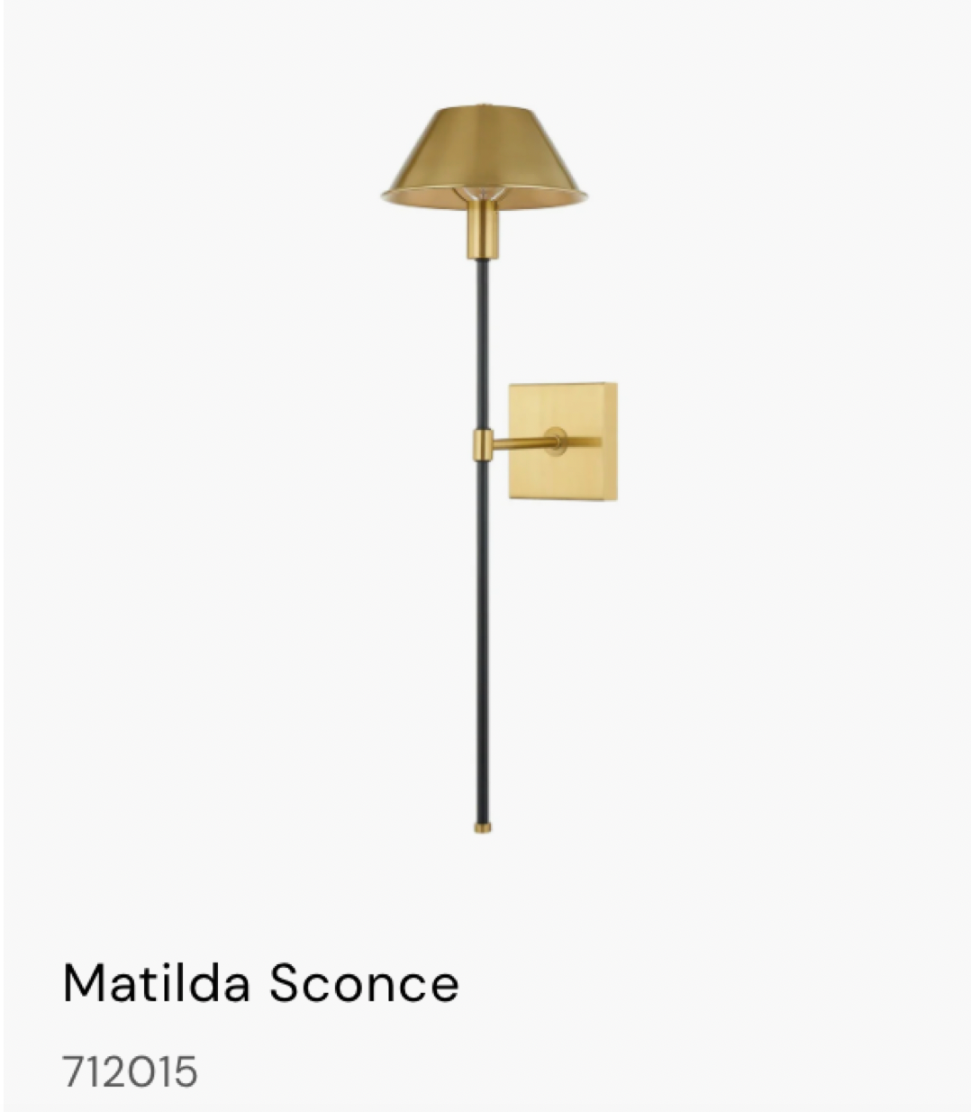 1C174 Matilda sconce