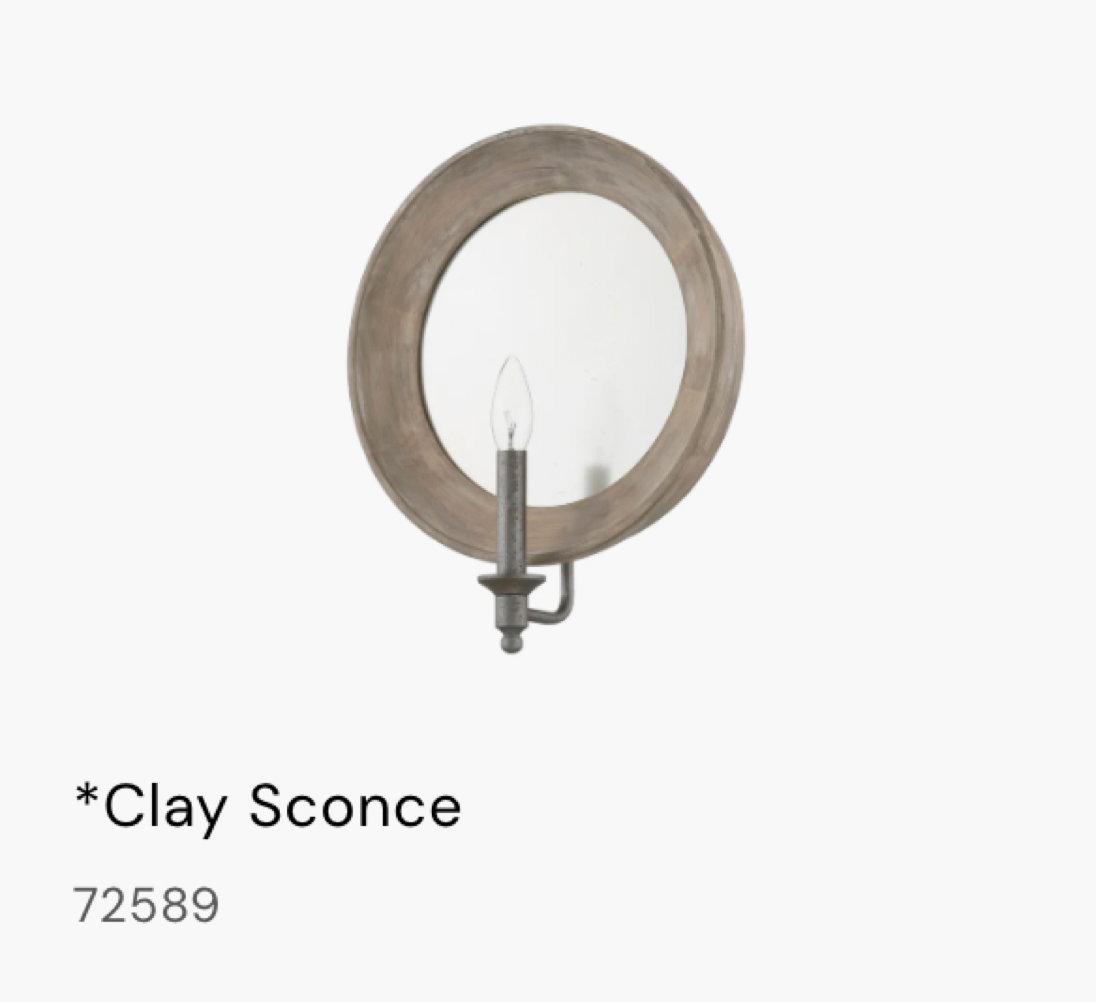 IC146 Clay Sconce