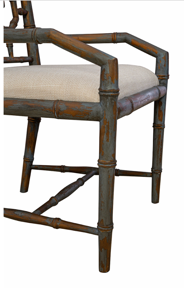 51334AD59 Aged Blue Lahara Chair
