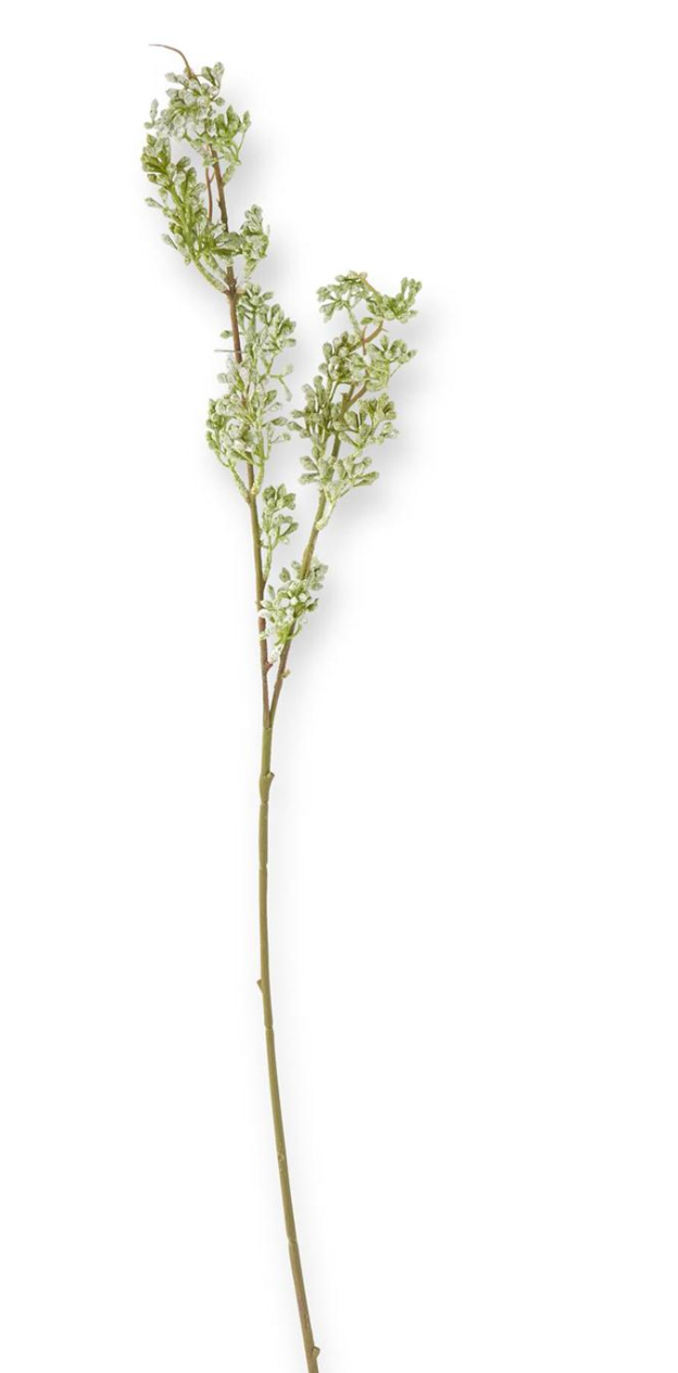 18422A 31" Powdered Green Eucalyptus Berry Bud Stem