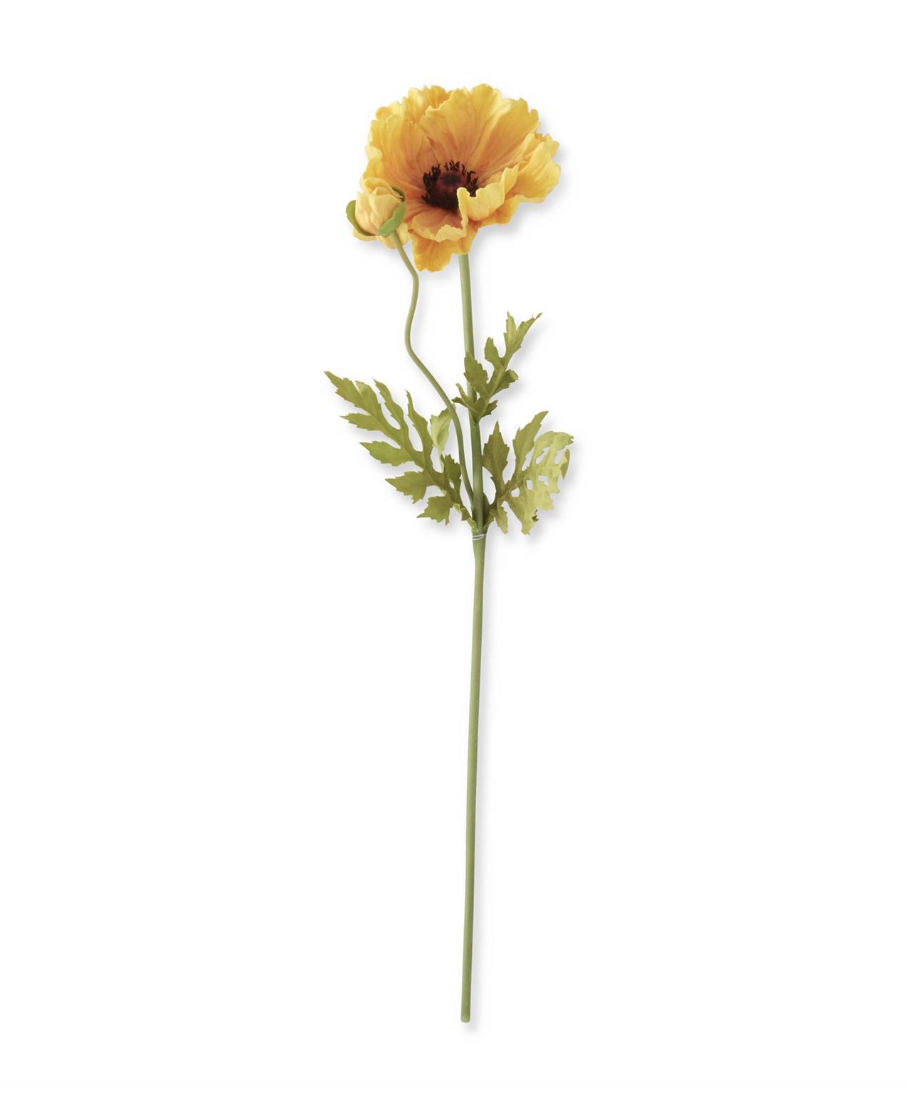 19226A-YE 25.5" Yellow Poppy Stem