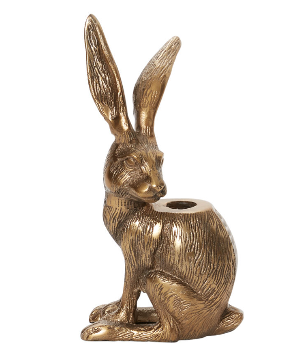 73441 Halcyon Hare Candleholder