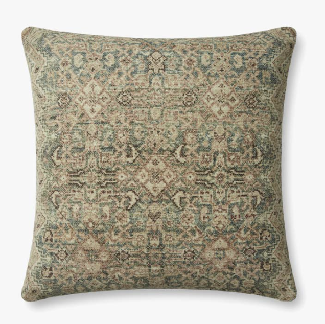 18x18 PAR0004 Navy/natural pillow