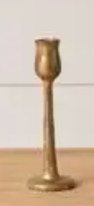 8T2619-S Metal Candle holder, Gold