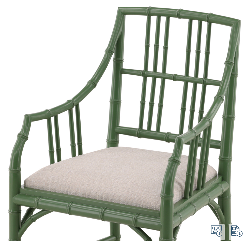 51748AG69 Green Riley Arm Chair