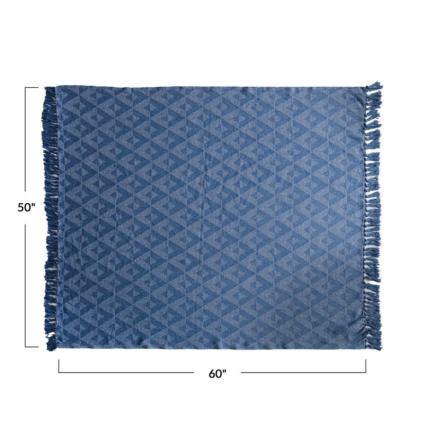 AH3494 Recycled Cotton Blend Triangle Throw