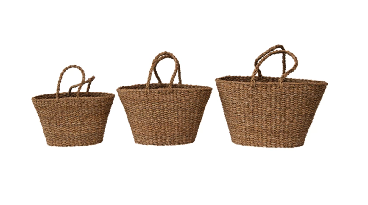 IC156 Hand-Woven Totes with Handles