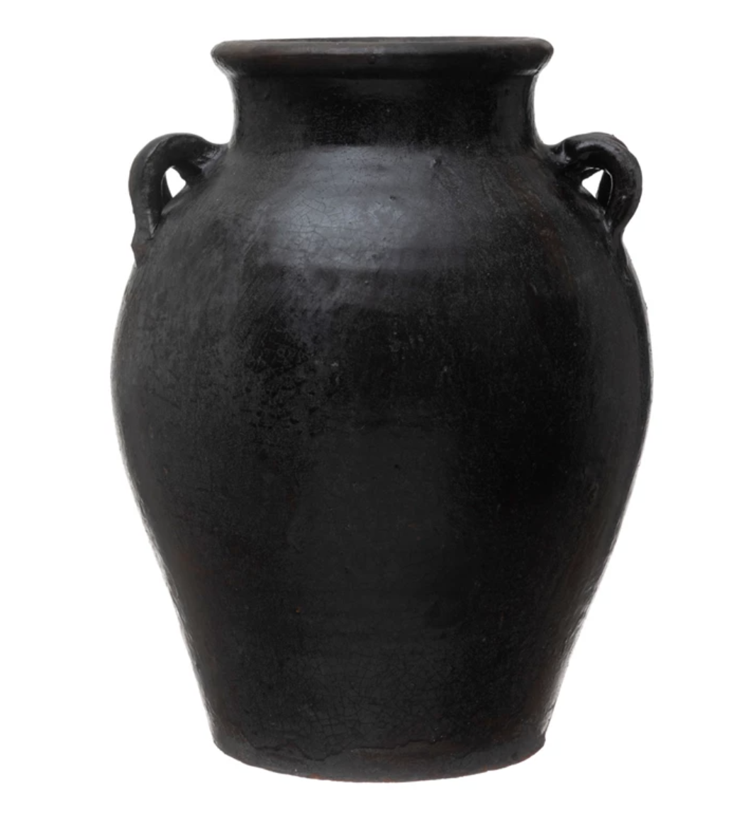 IC138 Found Decorative Clay Jar