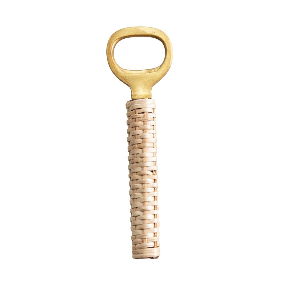 IC110 Bamboo & Brass Bottle Opener