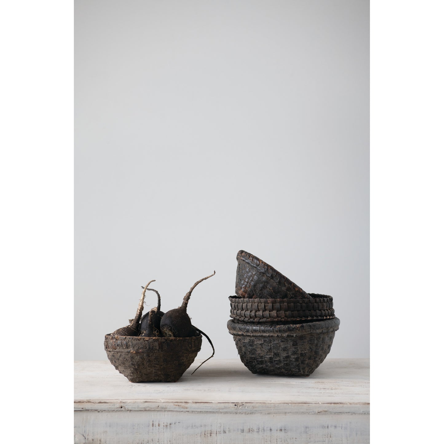 IC201 Round Cane Basket