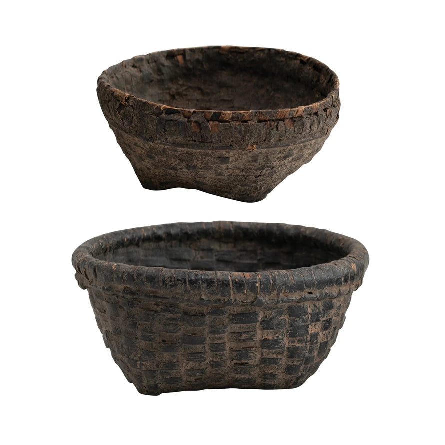 IC201 Round Cane Basket