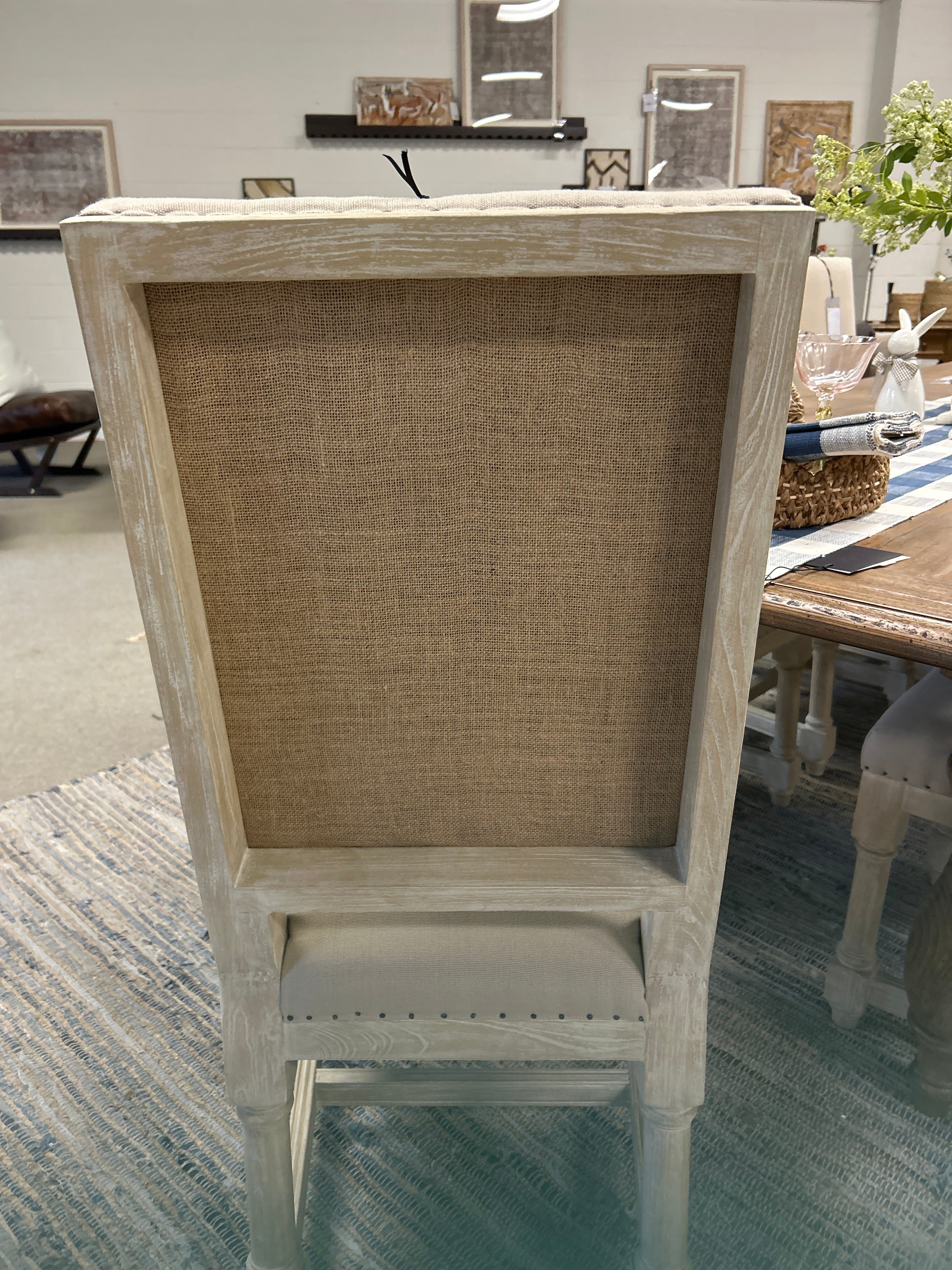 20-604 White Washed Boyles Side Chair