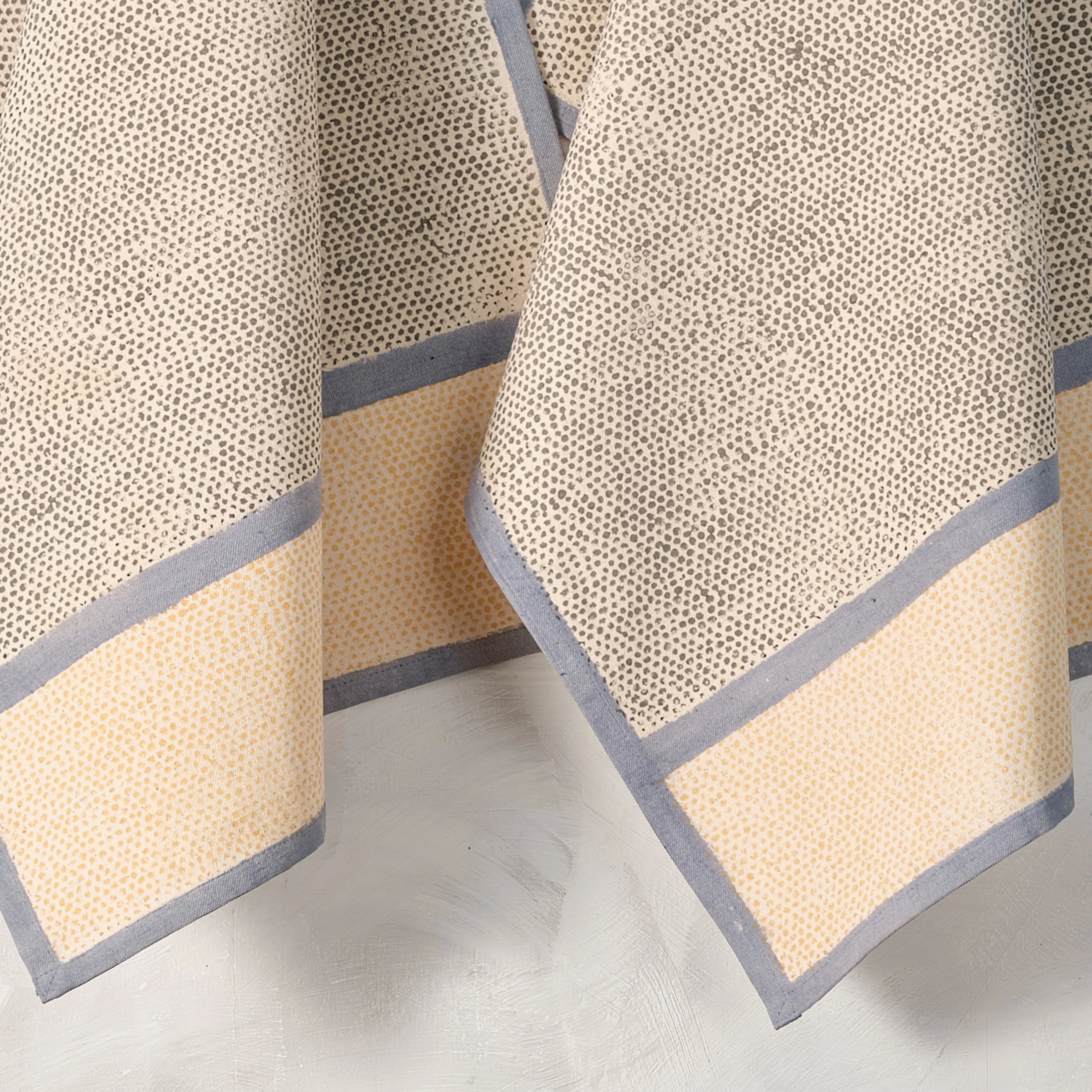 Cotton Kitchen Towel Lemon Truffle, 251-127-KT