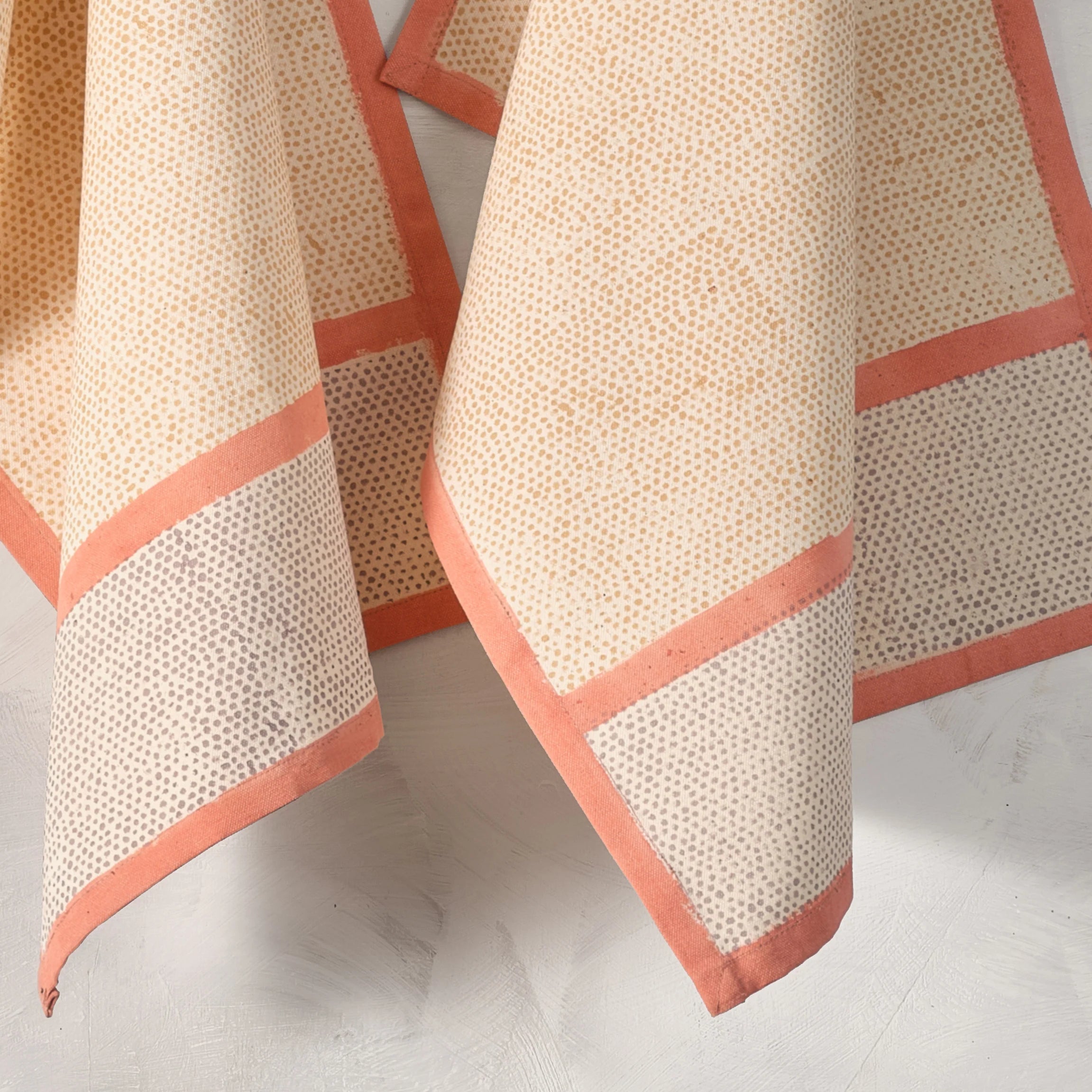 Cotton Kitchen Towels, Cinnamon Blaze, 251-128-KT