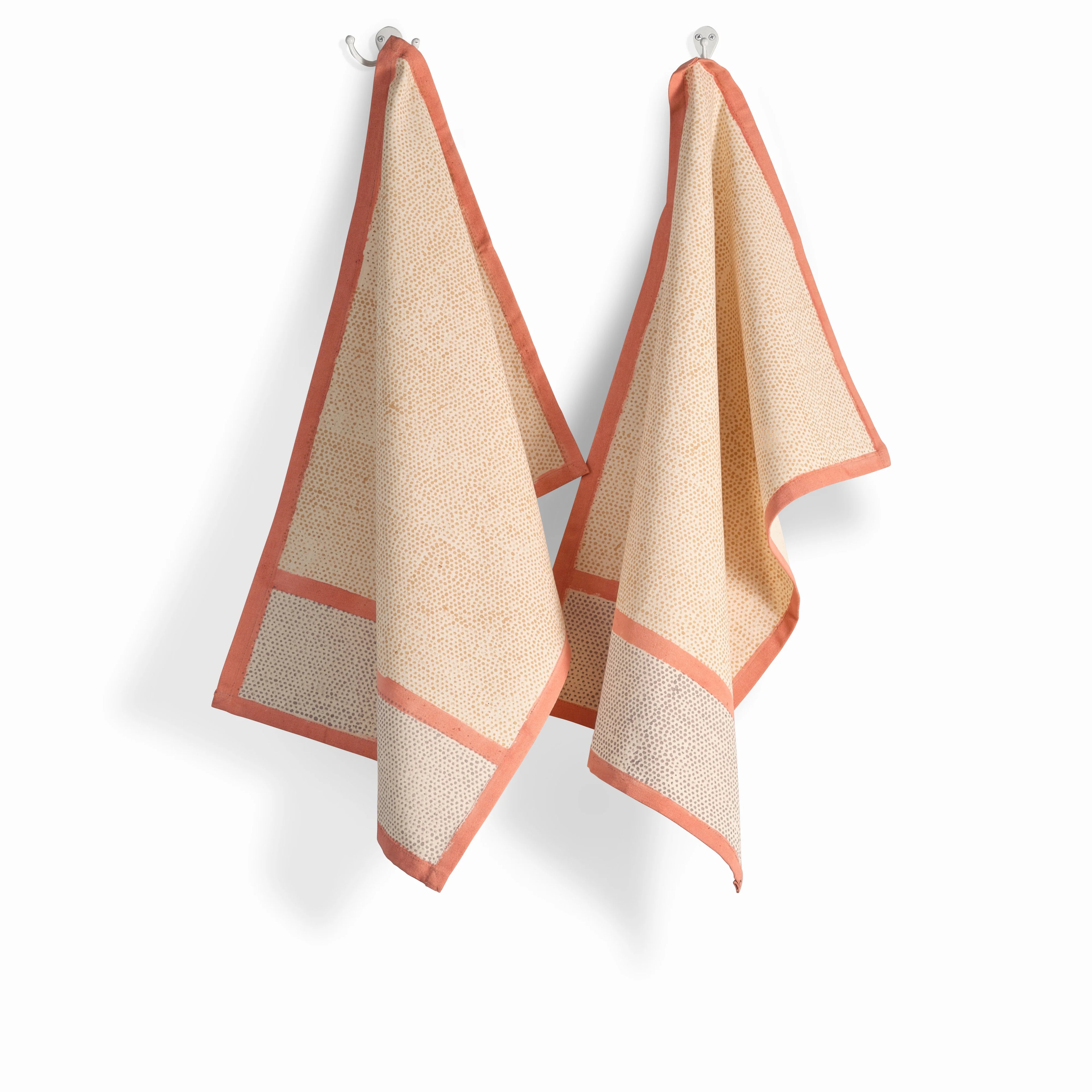 Cotton Kitchen Towels, Cinnamon Blaze, 251-128-KT