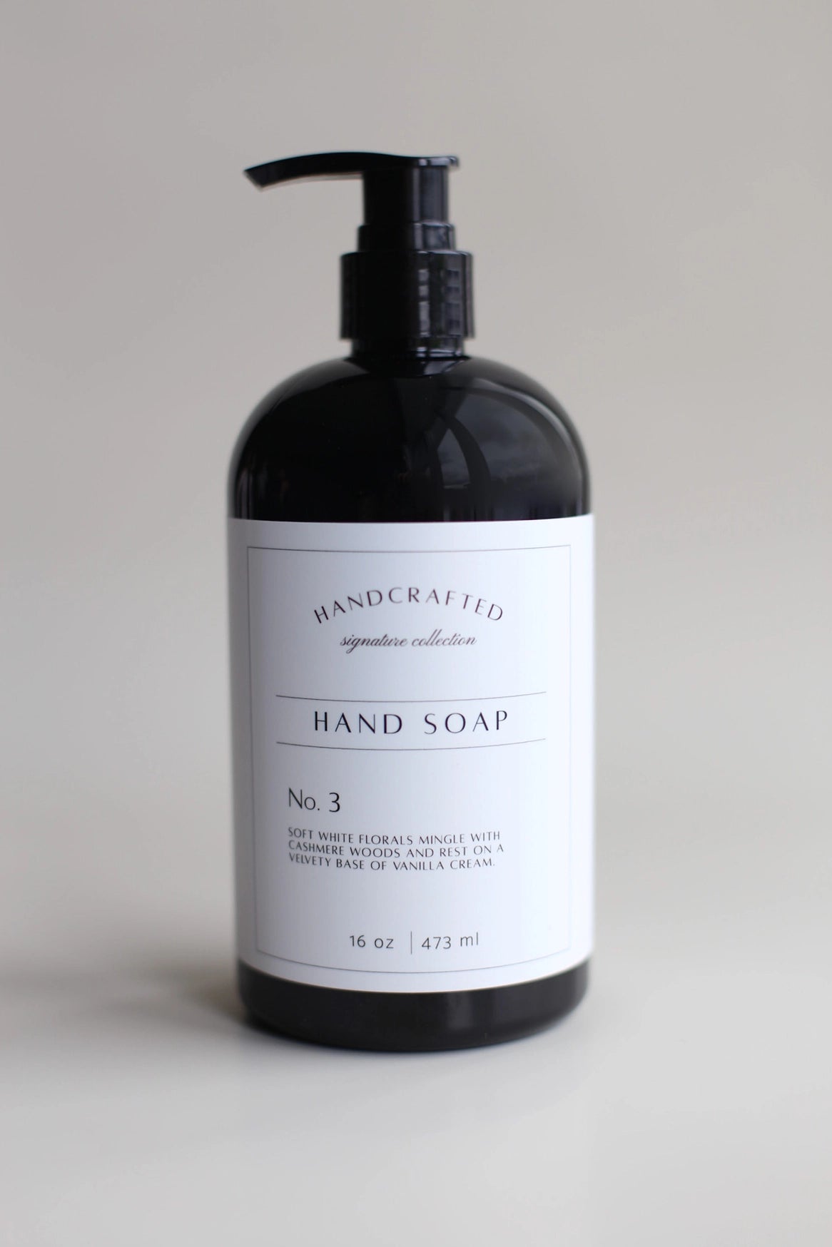 16oz. Handcrafted Hand Soap No. 3 Soft White Floral