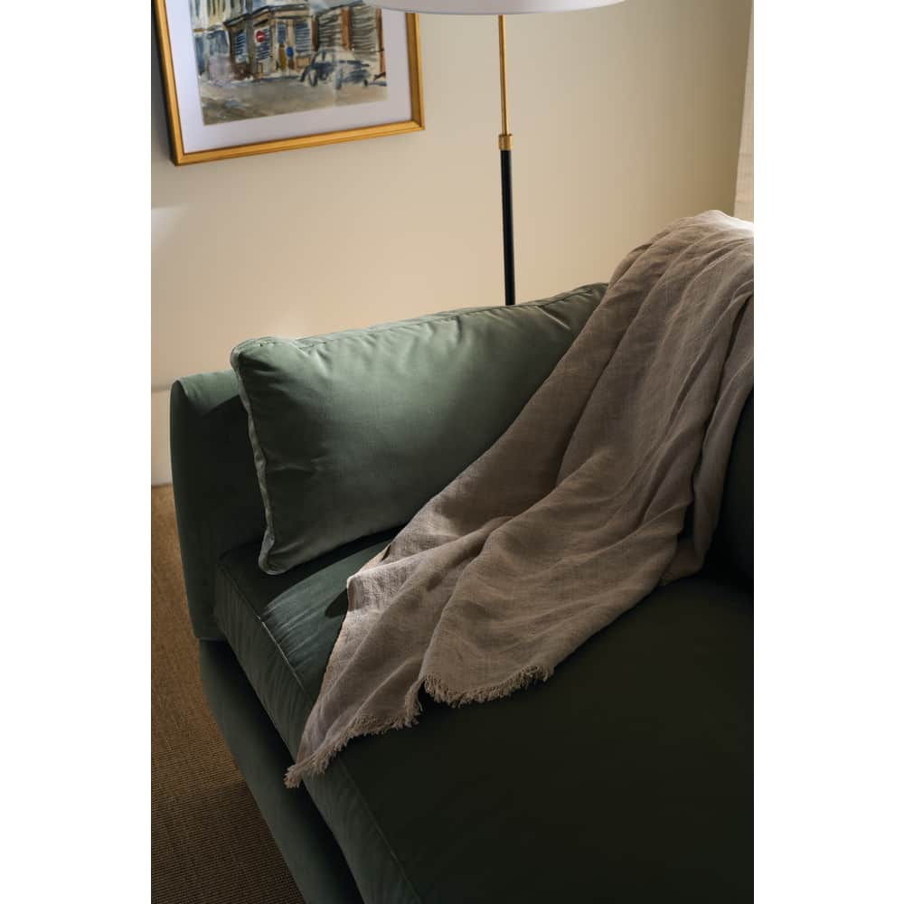 Quick Ship 71" Madeline Moss Velvet Sofa