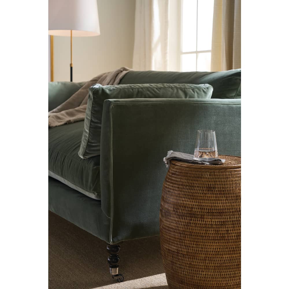 Quick Ship 71" Madeline Moss Velvet Sofa