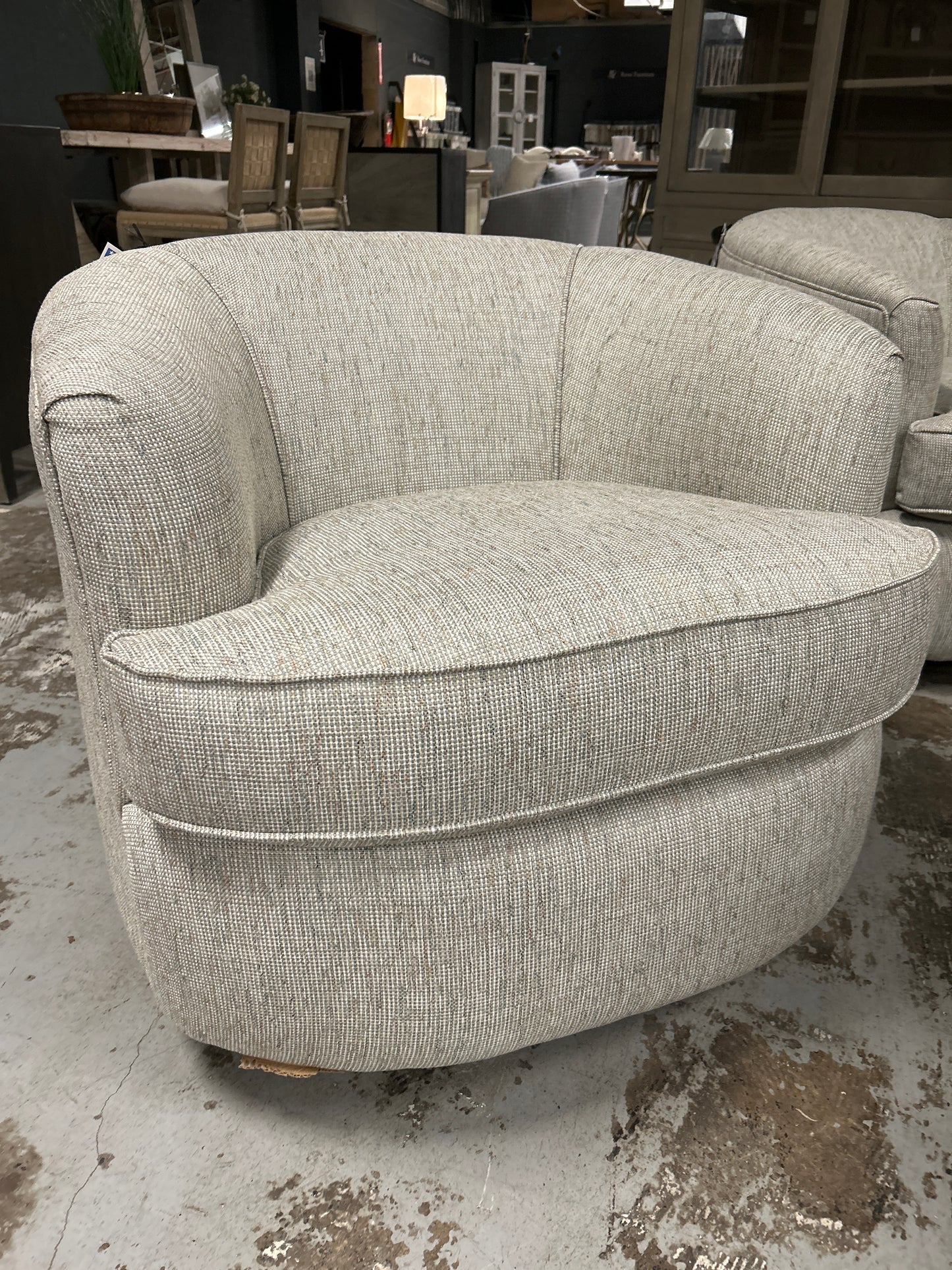 SG129-C27B Barrel Swivel Glider Chair