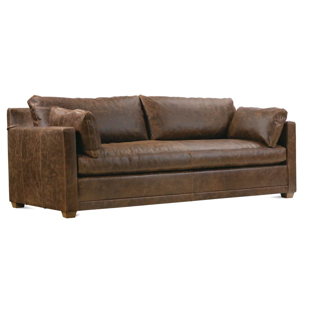 SYLVIE-L-022-KL252-76-FL 88" Sylvie Leathe Sofa in KL252-76