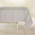 108x70 Kora Cotton Tablecloths Foundation, Sea Salt 475-15-ME