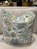 TPF-2SL-SPRING-RAIN-FL TPF-2SL-SPRING-RAIN-FL (Throw). 22x22swlf corded pillow with down insert