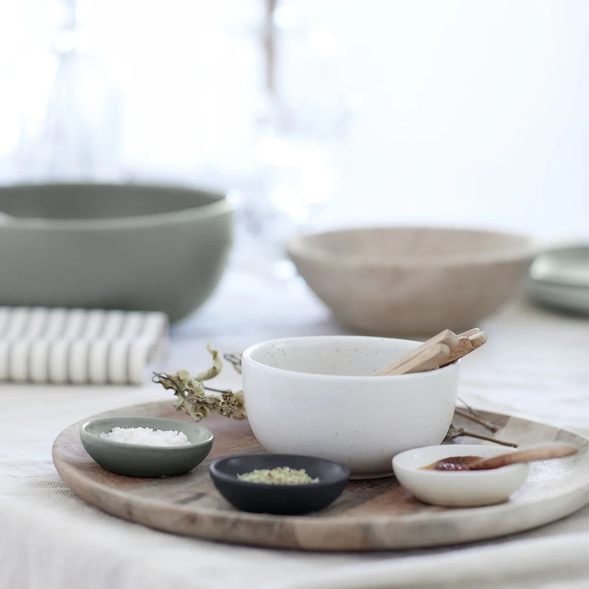 Ramekin Butter Dish, Seed Grey, COD071-SEE