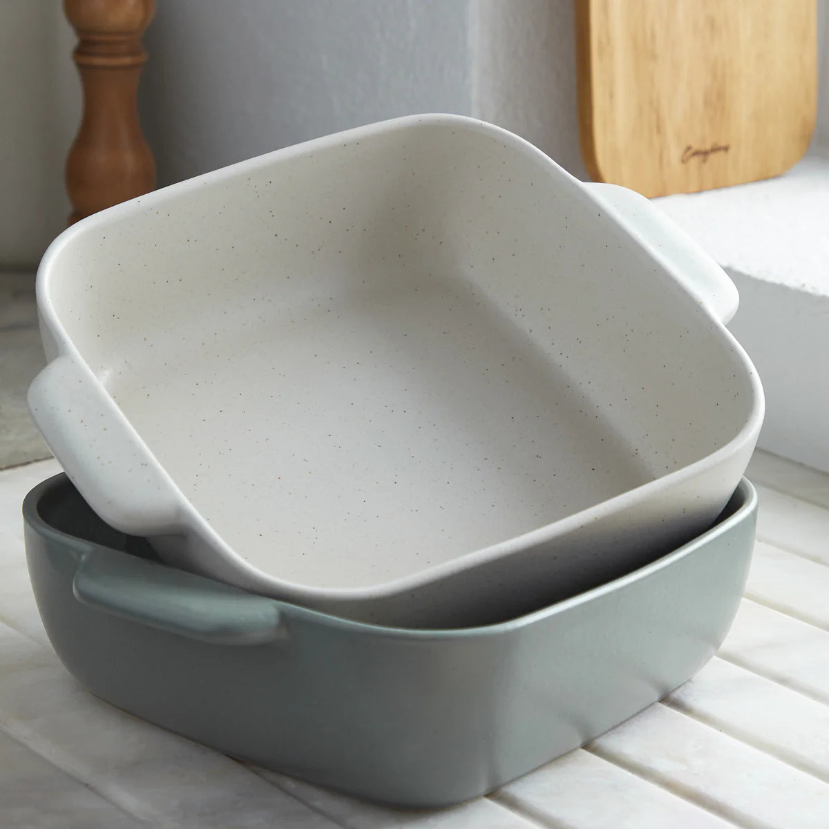 12" Square Baker, Vanilla, SOQ311-VAN