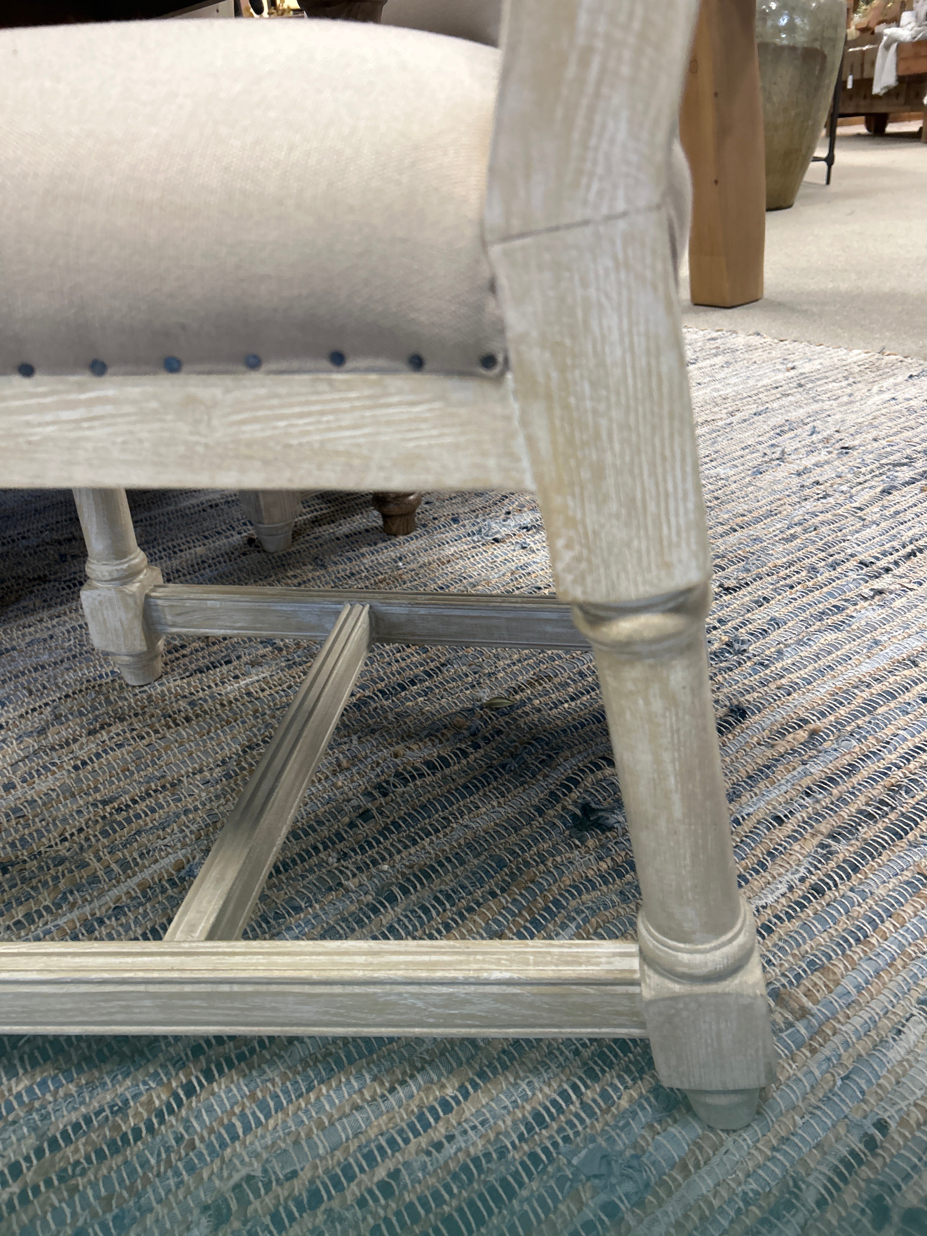 20-604 White Washed Boyles Side Chair