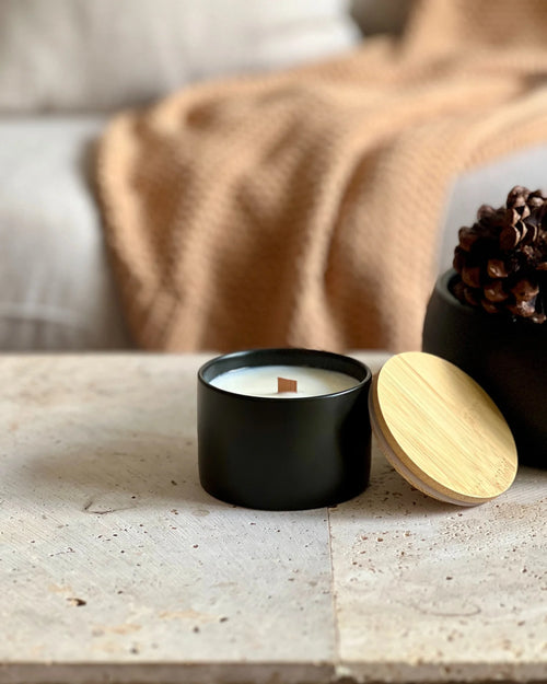 6oz. Pacific Sunrise Matte Black Candle